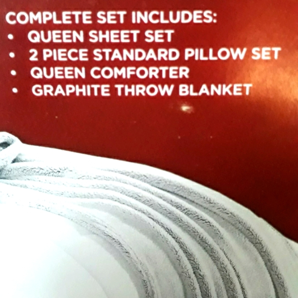 BELLA RUSSO entire QUEEN BEDDING set, ** new in sealed bags**